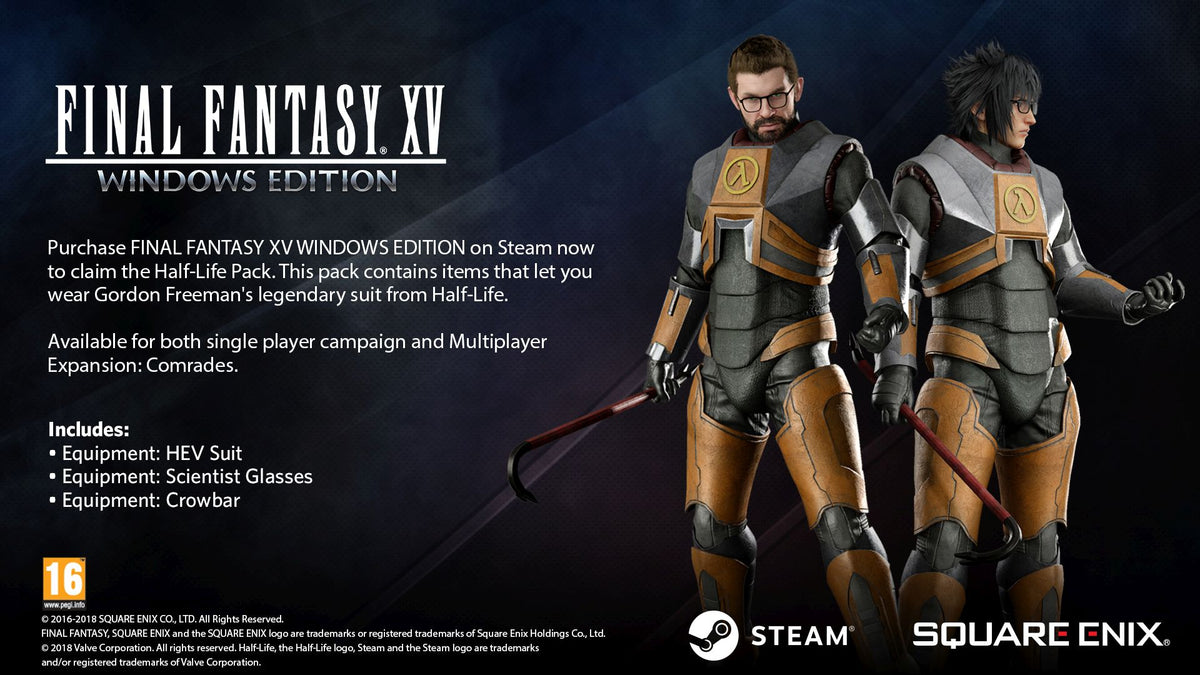 FINAL FANTASY XV WINDOWS EDITION – Mídia Digital (Steam/PC)