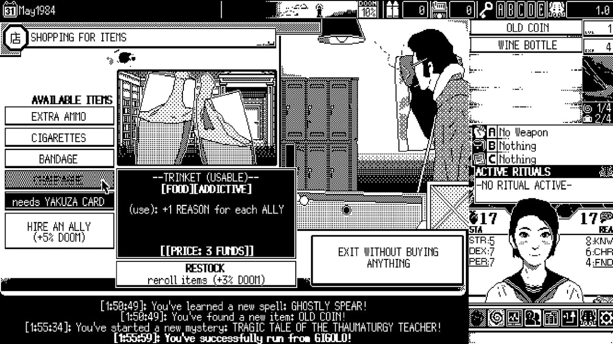 WORLD OF HORROR – Mídia Digital (Steam/PC)