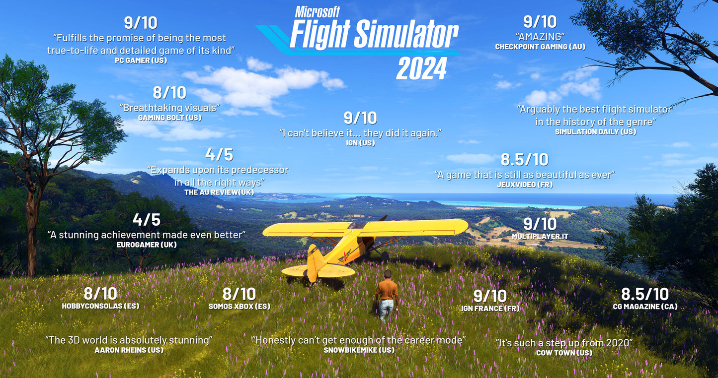 Microsoft Flight Simulator 2024 – Mídia Digital (PS5)