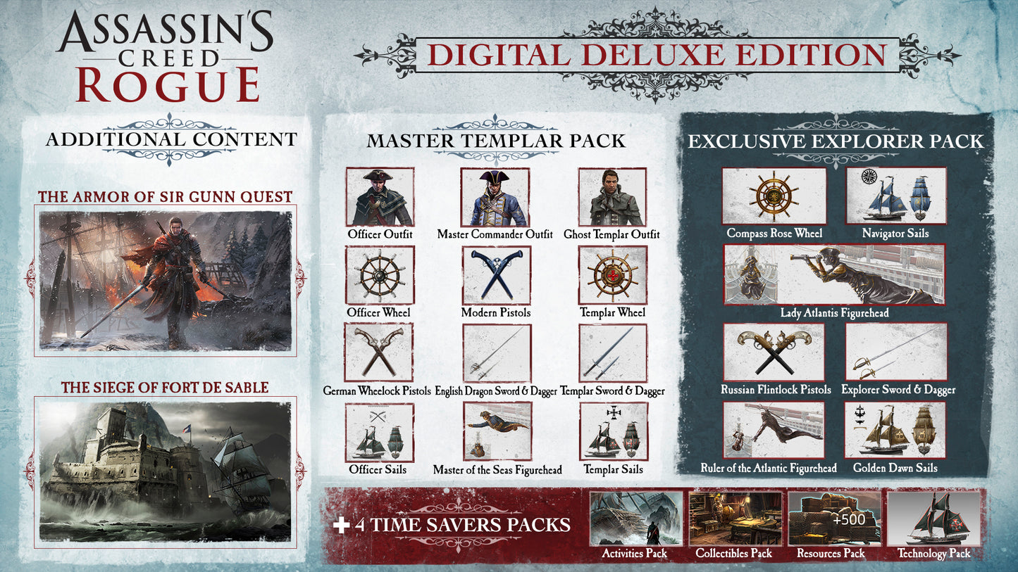 Assassin’s Creed® Rogue – Mídia Digital (PS4/PS5)