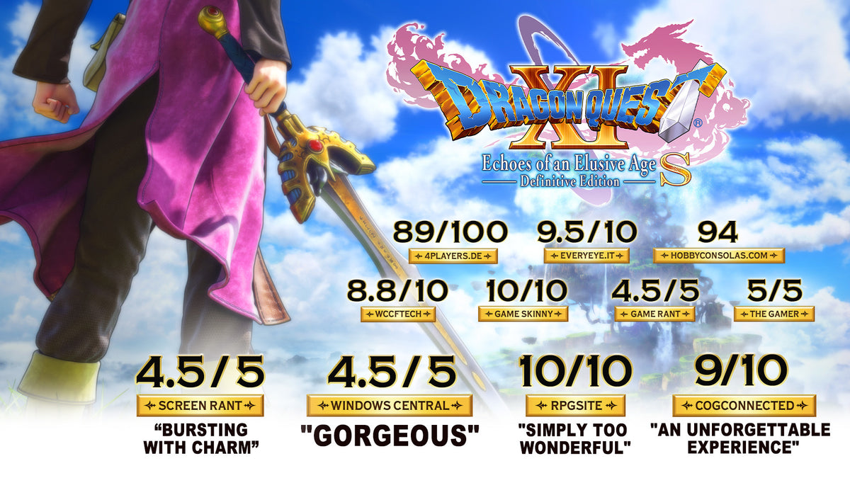 DRAGON QUEST® XI S: Echoes of an Elusive Age™ - Definitive Edition – Mídia Digital (Steam/PC)